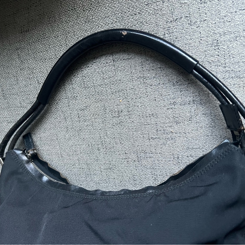 Gucci vintage nylons and leather black shoulder bag - Picture 13 of 16